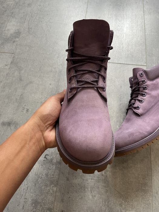 Okazja Buty Zimowe Timberland 6 inch premium fioletowe