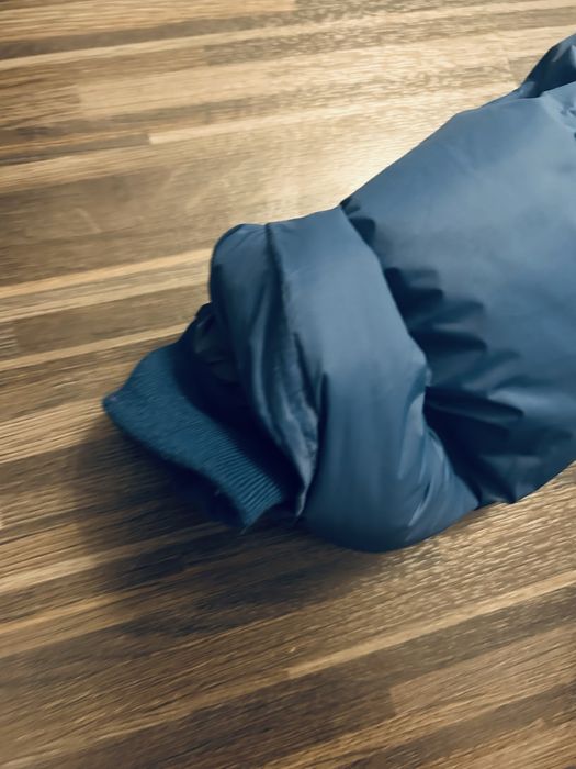 Kurtka zimowa chłopięca ocieplana niebieska 122