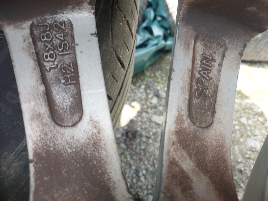 Диски 5*120 R18 8J з шинами 245/45