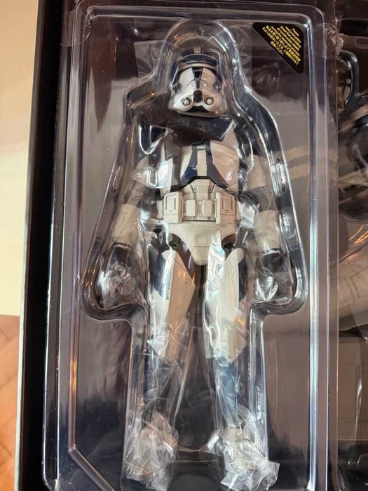 Figura Hot Toys Star wars Heavy Weapons Clone Trooper & Barc Speeder