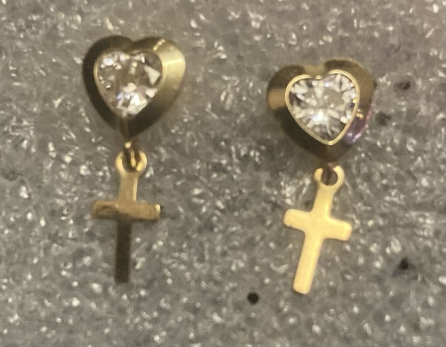 Kolczyki złote nowe próba 585