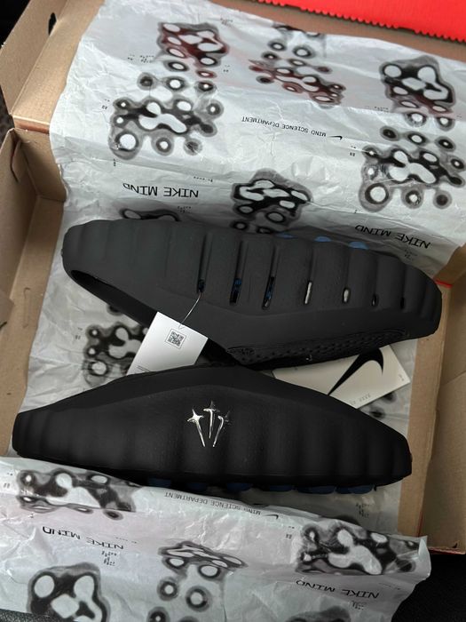 !SALE! Nike Mind 001 Slide x DRAKE’S NOCTA Black Blue 37 38 39 40 41 42 43 44 найк тапочки