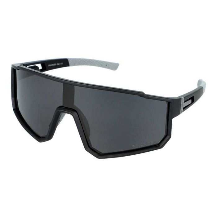 Okulary przeciwsłoneczne męskie czarne UV400 polaryzacja okulary sport