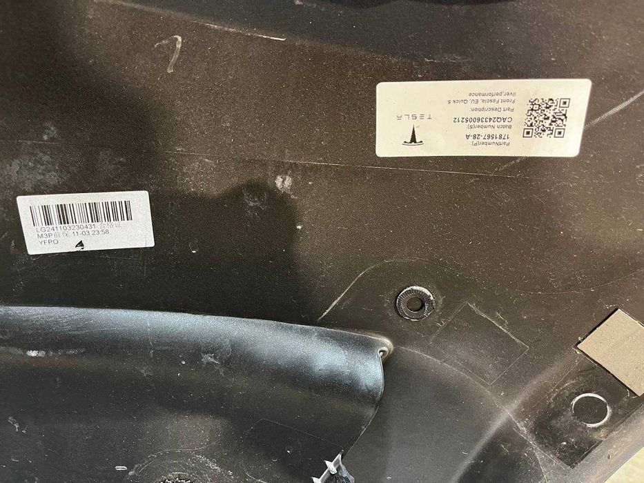 Бампер Tesla Model 3 2024 Highland Performance 1781567-28-А