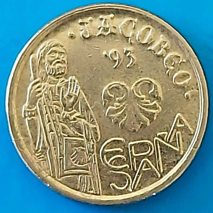 5 Pesetas de 1993, Ano Santo Jacobeo, Espanha