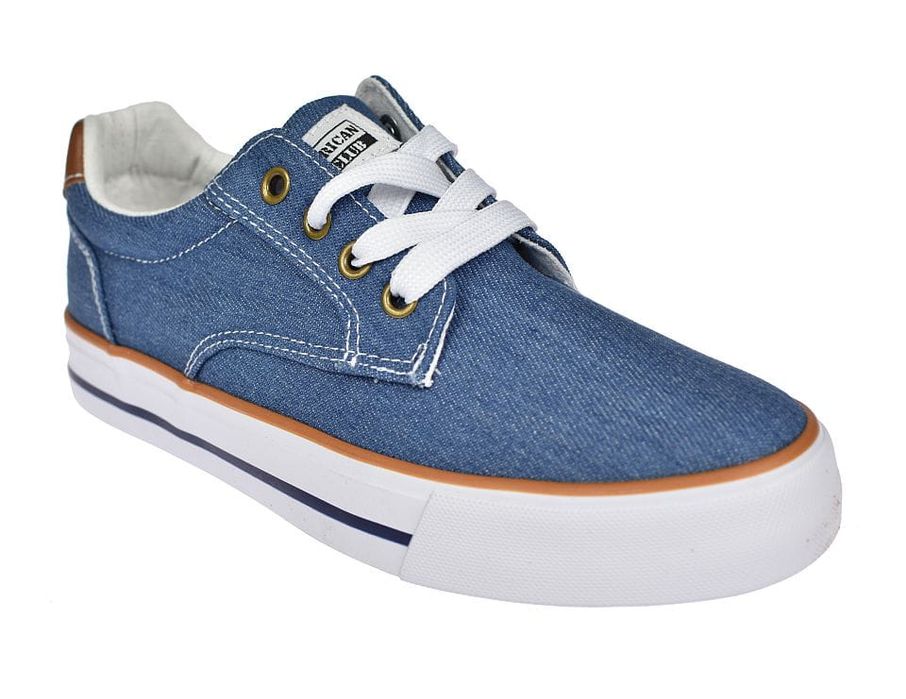 Trampki jeansowe LH124 sneakersy tenisówki lekkie rozmiar: 39