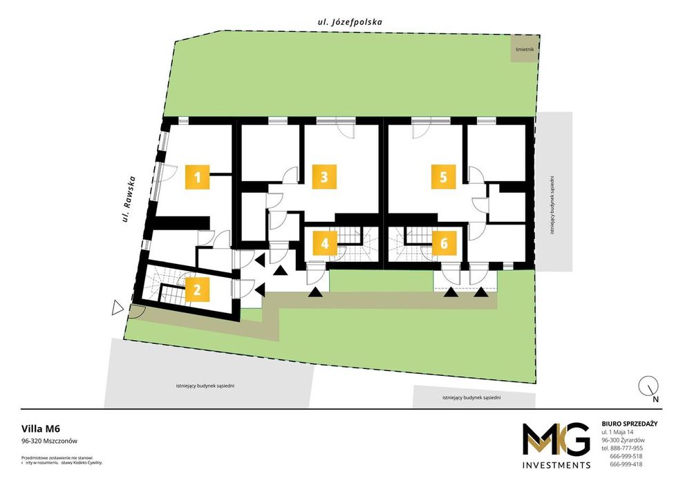 Villa M6 - kameralny bezczynszowy apartamentowiec w sercu miasta!