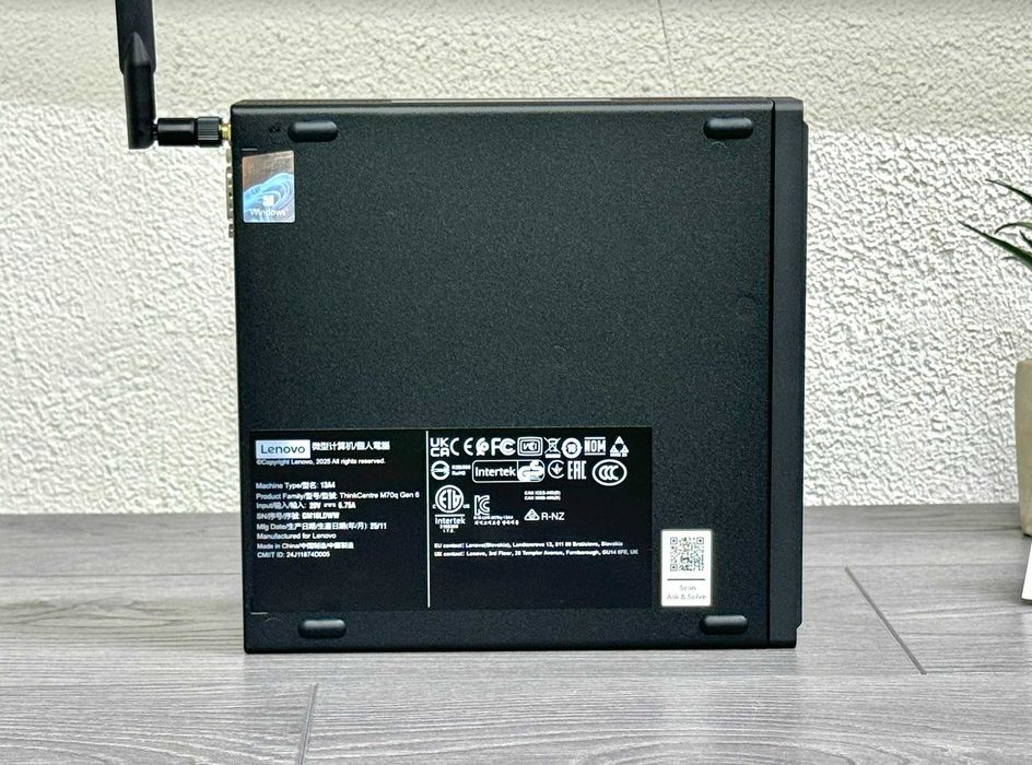 НОВИЙ!!! Неттоп Lenovo Thinkcentre M70q Gen6 / Ultra 5 225T / DDR5 16Gb