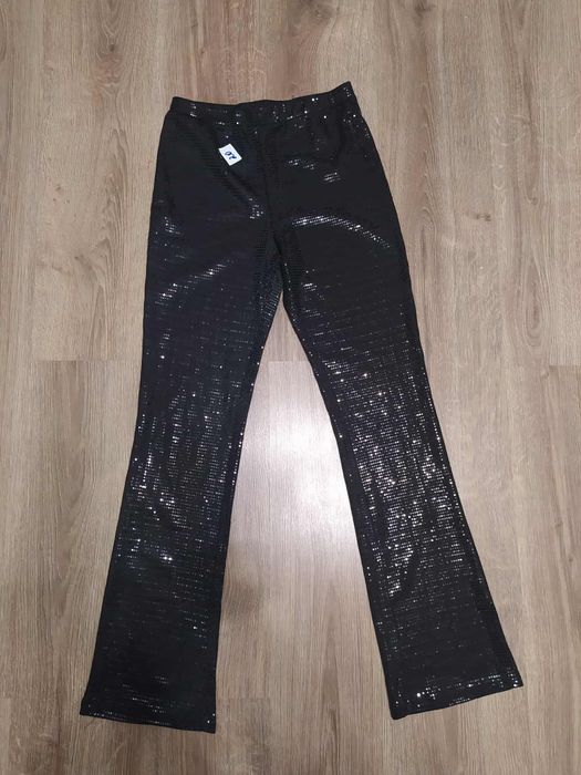 Spodnie cekinowe 164