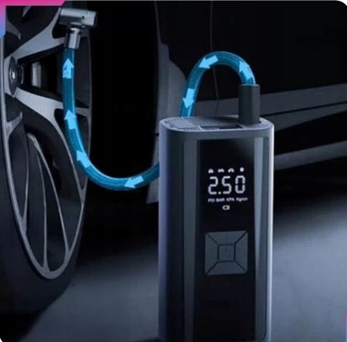 Kompresor Samochodowy Akumulatorowy Pompka Elektryczna NOWA