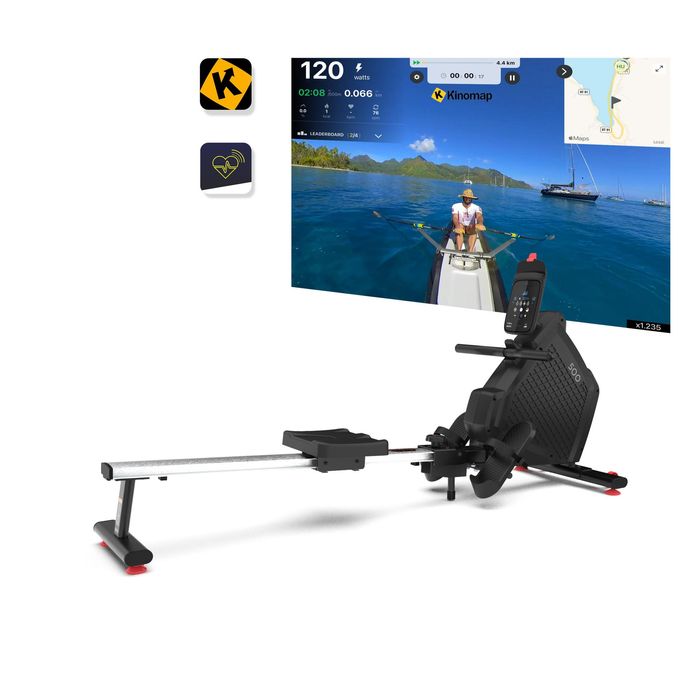 Máquina de Remo Conectada 500B, Garantia Decathlon