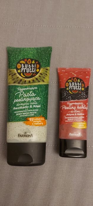 Zestaw peeling do ciała i rąk Tutti Frutti