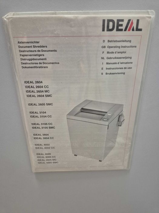 Destruidor de documentos - IDEAL 4005 CC