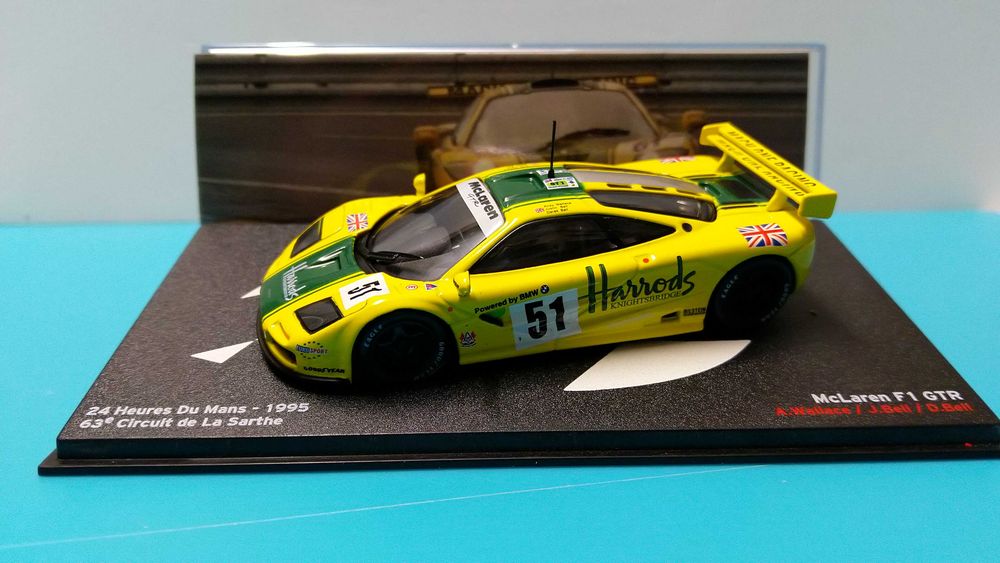 McLaren F1 GTR #51: 24h Le Mans 1995 - Miniatura Altaya/IXO esc 1/43