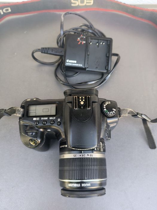 Câmera Canon 20D +lente 18-55 + Cartão 1gb
