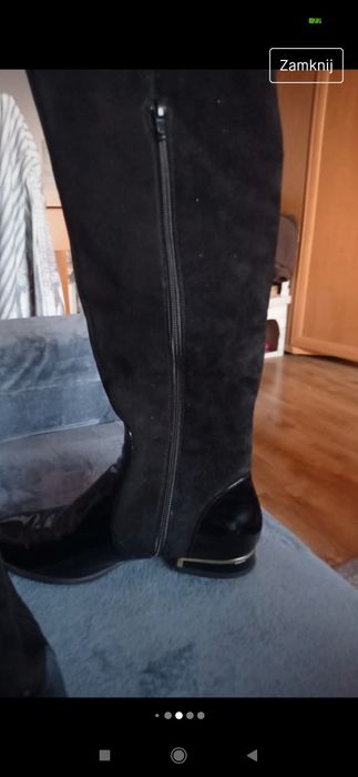 Kozaczki damskie do kolan Prima Moda