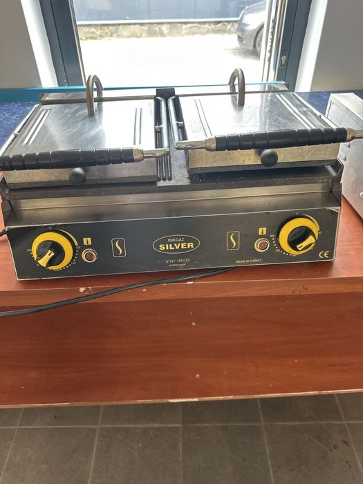 Гриль прижимний двійний