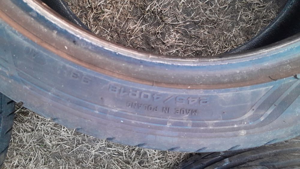 Komplet opon letnich opony MERCEDES W205 C KLASA AMG Bridgestone Goodyear 225/45-18 oraz 245/40-18 zestaw 4 sztuk