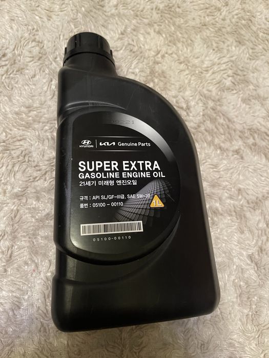 Моторна олива Hyundai/Kia Super Extra Gasoline 5W-30, 1л 0510000110