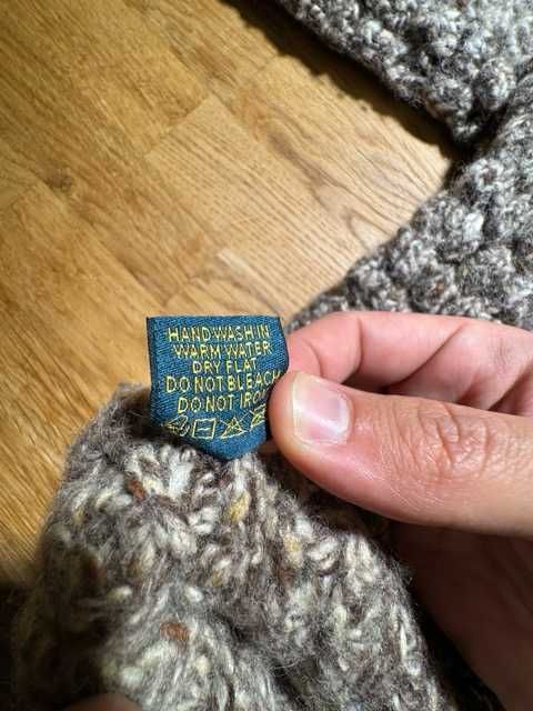 Malha em lã feita Irlanda