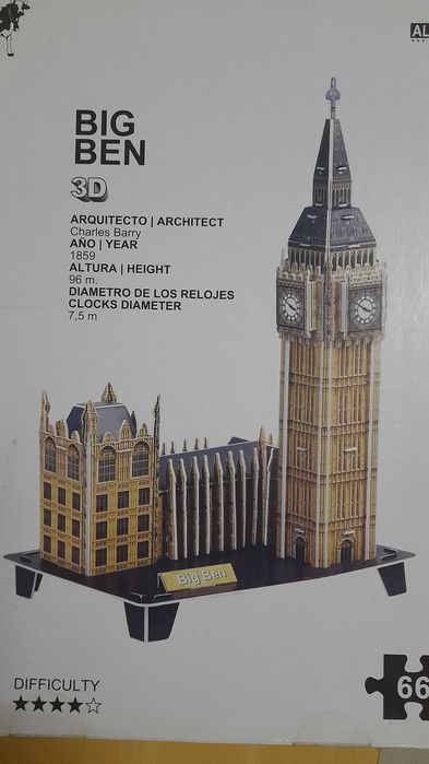 Puzzle 3D - "Big Ben"