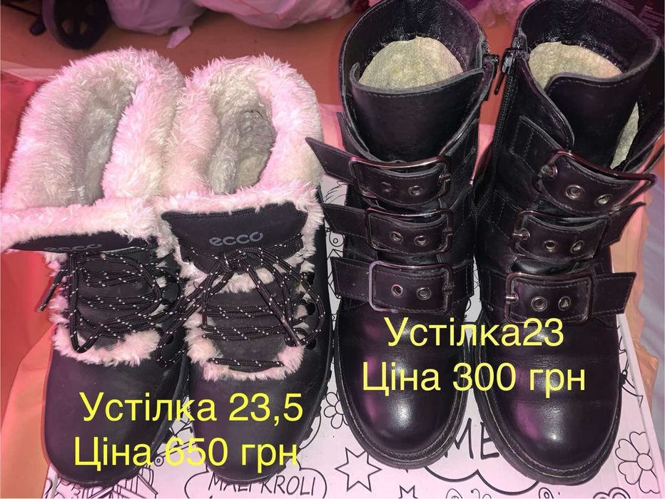 Зимове Взуття Ecco 36 розмір,шкіра