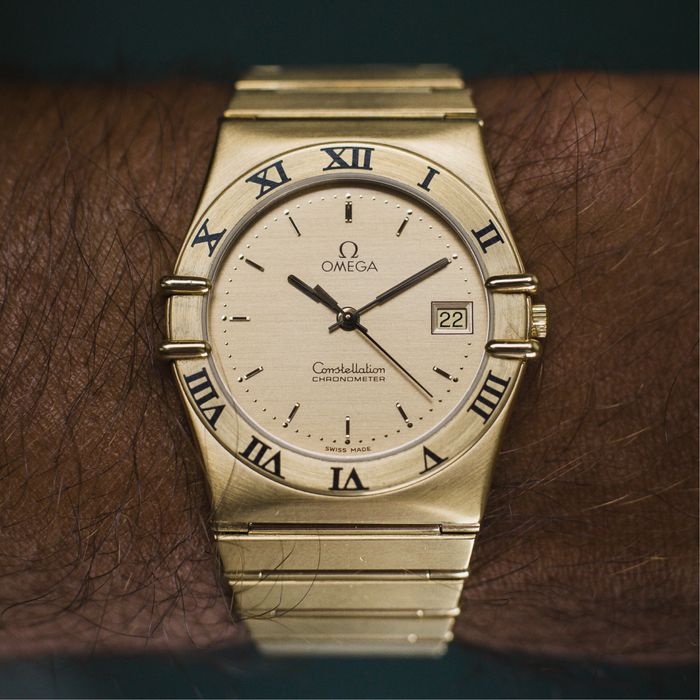 Relogio Omega Constellation Quartz 33mm | Ouro 18k - 95 gramas | 1985