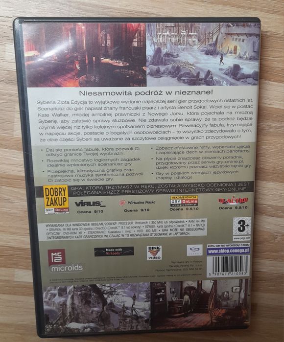 Syberia Złota Edycja gra PC