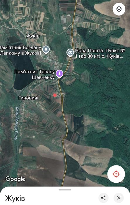 Земельна ділянка Бережани. Бережанський р-н 0.25 га