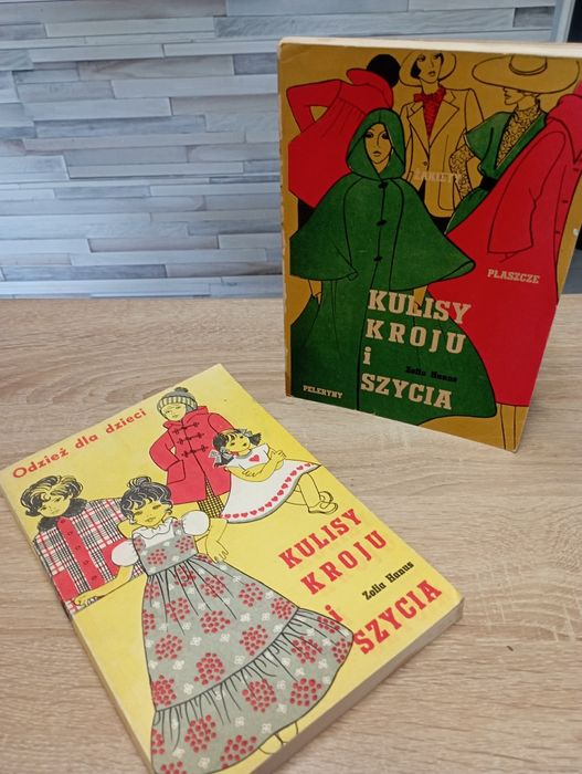 Kulisy kroju i szycia Zofia Hanus, 1976 dwie książki