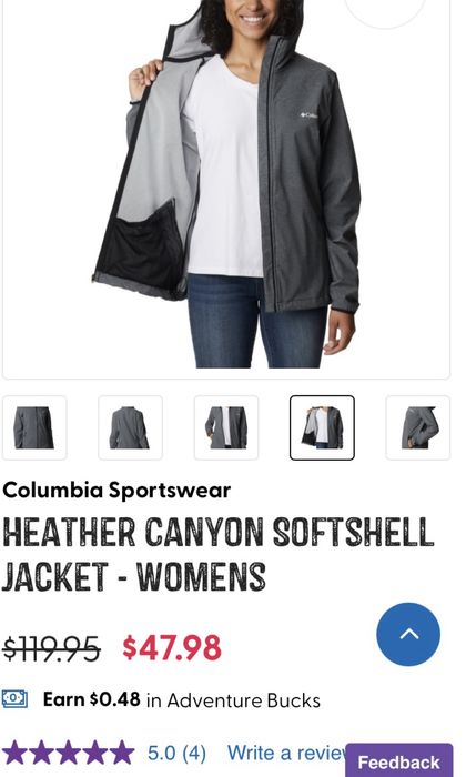 Жіноча куртка Columbia Heather Canyon Softshell