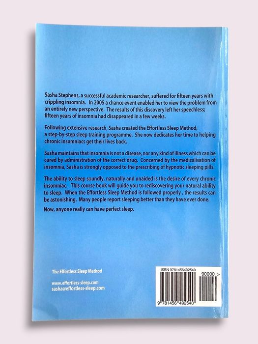 Livro "The Effortless Sleep Method"