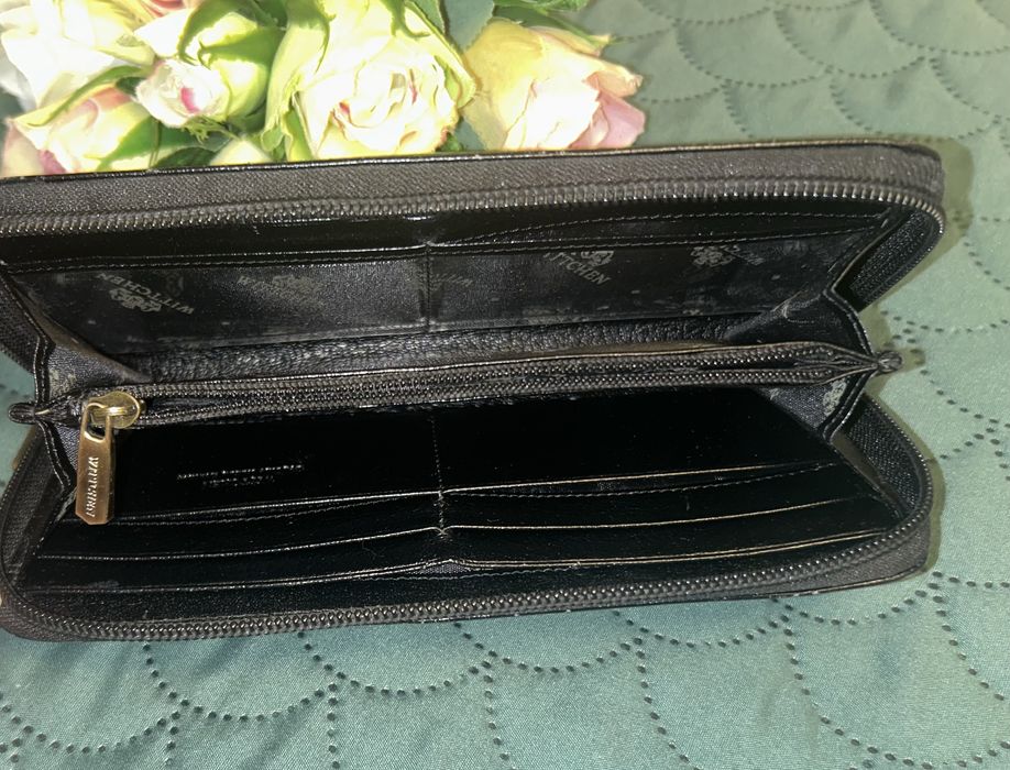 Wittchen Duży czarny portfel damski z kolekcji  Italy 02 1-393 (g1) 54