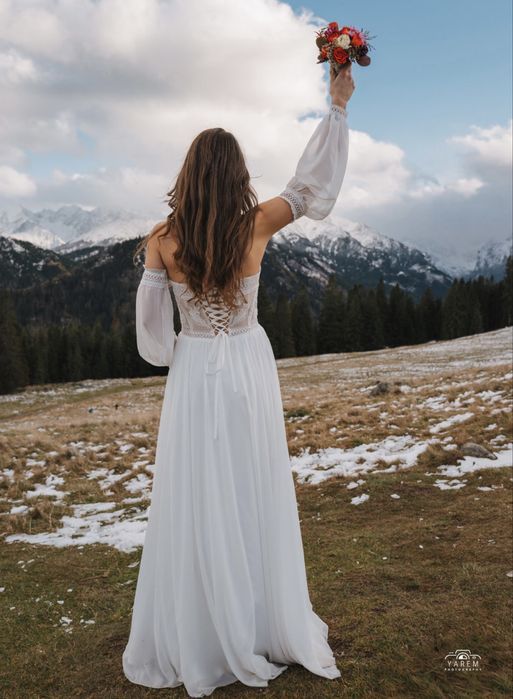 Suknia ślubna Boho S XD