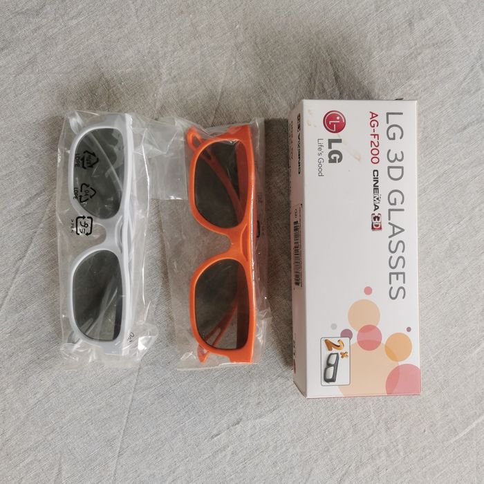 Okulary 3D LG nowe 2 pary