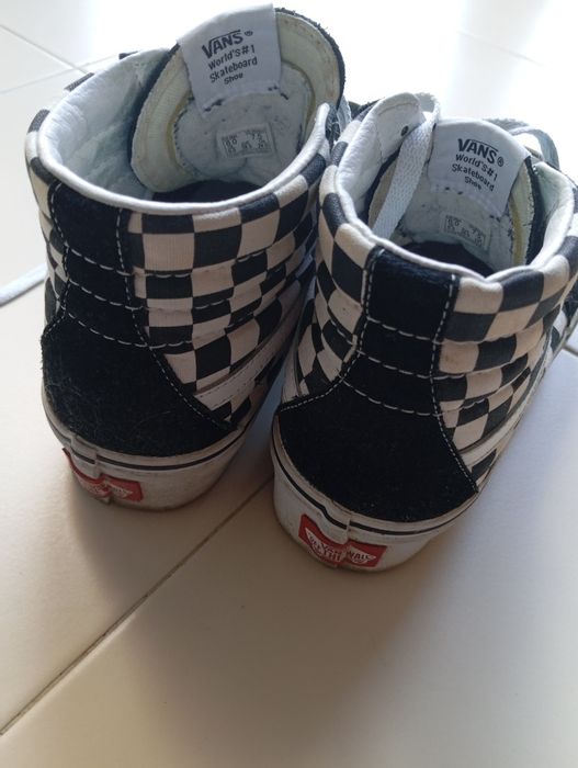 Vans feminino cano alto