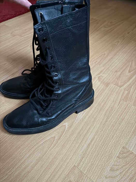 Buty/ kozaki czarne "Zara"