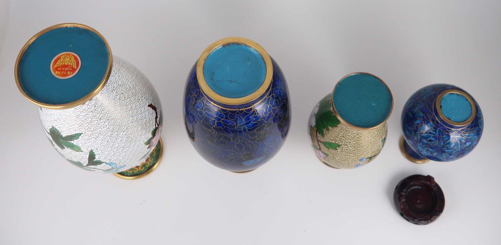 Jarras em cloisonné - China, CADA (ref 2)
