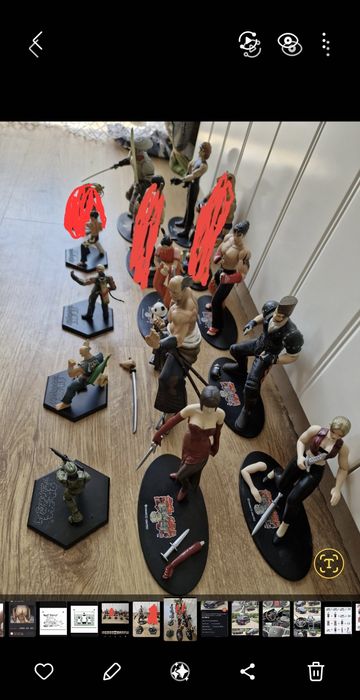 Zestaw 12 oryginalnych figurek z Tekken 3 i 5