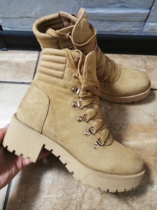 Botki trapery Deezee 38 karmel