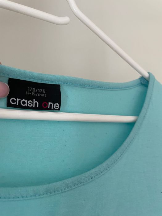 Niebieska koszulka z nadrukiem loda