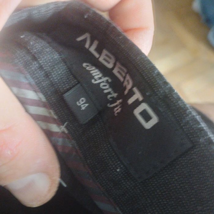 Spodnie eleganckie Alberto wloskie pas 90-92