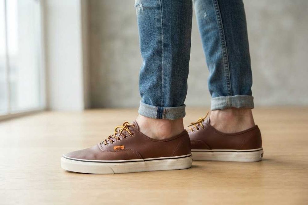 Vans Era 41 Us 7 26-26.5 кеды из кожи