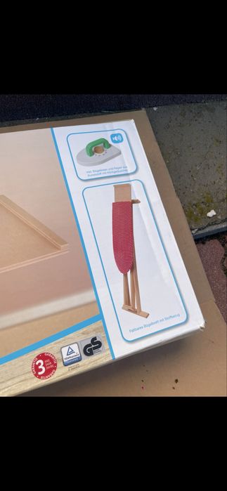 Nowa deska do prasowania z żelazkiem drewniania playtive