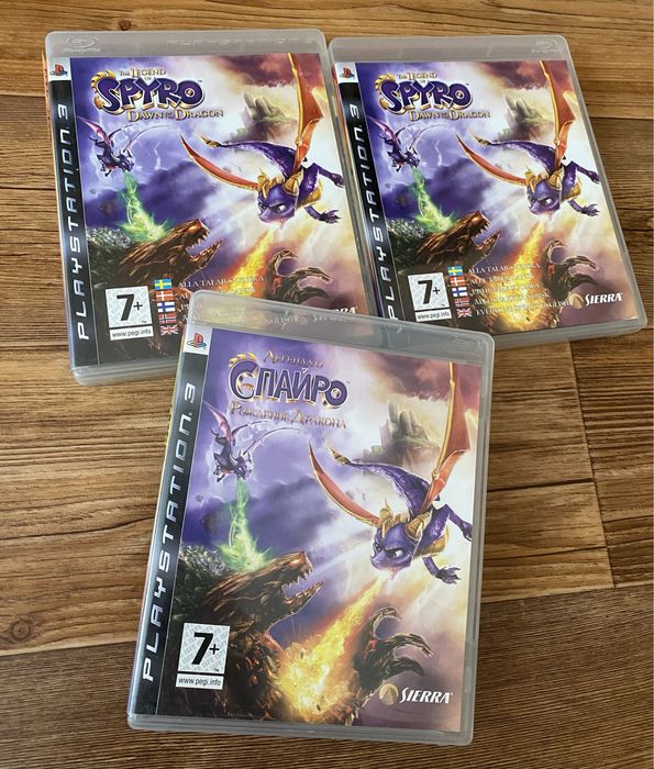 Sony PS3: Harry Potter, Rayman, Spyro, Sonic, Bioshock, Orange Box.