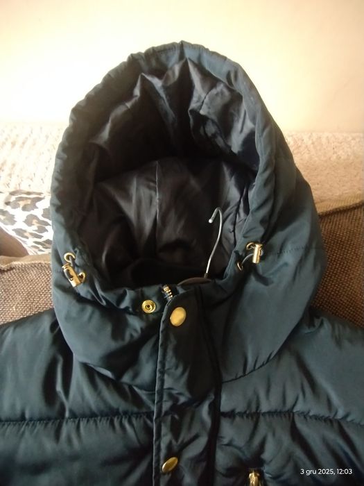 Ciepła granatowa kurtka H &M XS