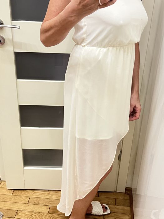 Sukenka śmietankowa wyjsciowa  Zara rozm M stan idealny