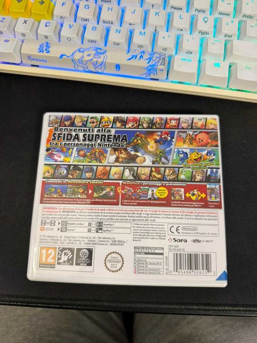 Jogo Nintendo 3DS Super Smash Bros Com caixa e manuais