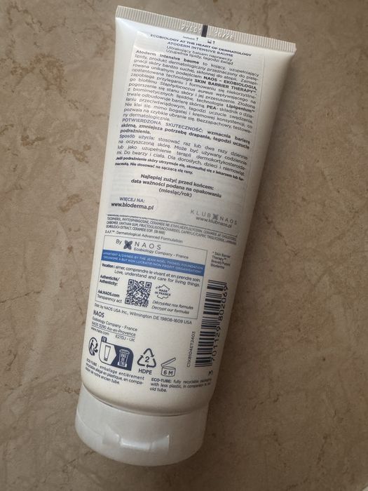 Bioderma Atoderm Intensive baume, nowy balsam ultra-kojący, 200 ml