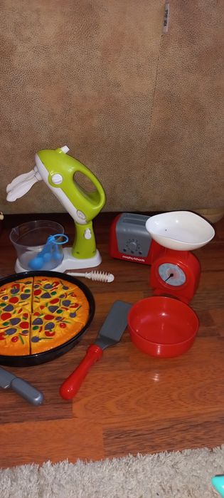 Набір лот їжа пакет ELC праска піцца міксер ваги тостер кухня